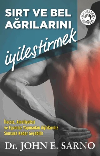 Sırt ve Bel Ağrılarını İyileştirmek – John E. Sarno – Butik Yayınları kitap kapağı