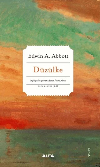 Düzülke – Edwin Abbott Abbott – Alfa Yayınları kitap kapağı