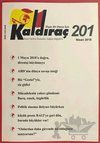 Kaldıraç Dergisi Sayı: 201 Nisan 2018 – Kaldıraç Yayınevi kitap kapağı