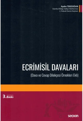 Ecrimisil Davaları – Aydın Tekdoğan – Seçkin Yayıncılık kitap kapağı