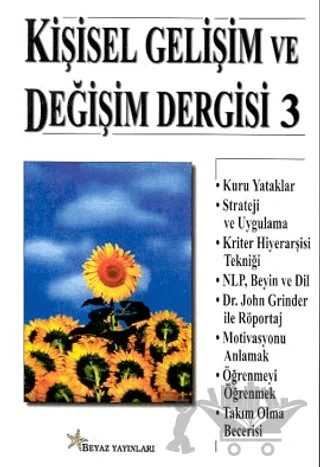 Kişisel Gelişim ve Değişim Dergisi 3 – Kolektif – Beyaz Yayınları kitap kapağı