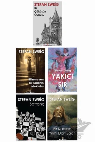 Stefan Zweig Kitap Seti (5 Kitap) – Stefan Zweıg – Kitap Müptelası Yayınları kitap kapağı