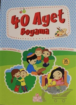 Kur'an Kursu Boyama Seti (4 Kitap) – Hayrünnisa Şen – Nesil Çocuk Yayınları kitap kapağı