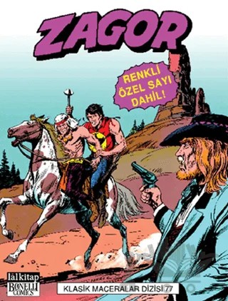 Zagor Klasik Maceralar Cilt: 77 – Marcello Toninelli – Lal Kitap kitap kapağı