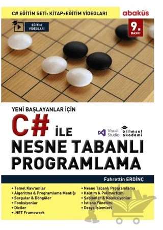 C# ile Nesne Tabanlı Programlama – Fahrettin Erdinç – Abaküs Kitap kitap kapağı