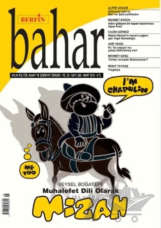 Berfin Bahar Aylık Kültür, Sanat ve Edebiyat Dergisi Sayı: 205 – Berfin Bahar Dergisi kitap kapağı