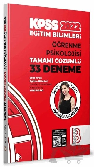 Eğitim Bilimleri Öğrenme Psikolojisi Tamamı Çözümlü 33 Deneme – Ayşegül Aldemir – Benim Hocam Yayınları kitap kapağı