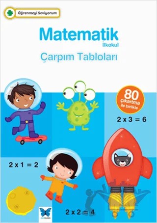 Matematik İlkokul Çarpım Tabloları – Kolektif – Mavi Kelebek Yayınları kitap kapağı
