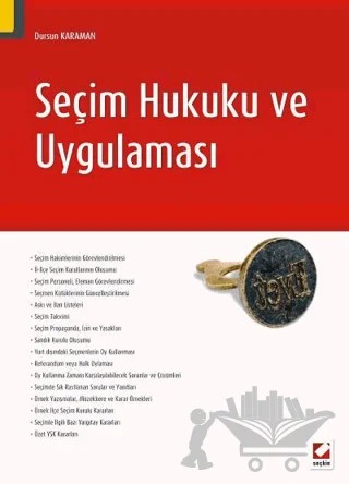 Seçim Hukuku ve Uygulaması – Dursun Karaman – Seçkin Yayıncılık kitap kapağı