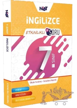 7. Sınıf İngilizce Etkinlikli – Kolektif – Bi Not Yayınları kitap kapağı