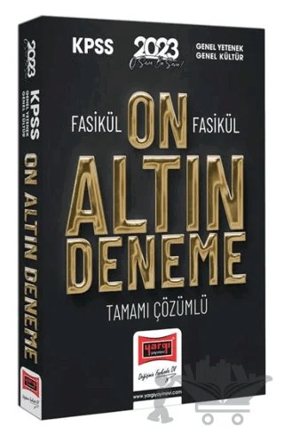 2023 KPSS GY-GK Fasikül Fasikül Tamamı Çözümlü 10 Altın Deneme Yargı Yayınları – Kolektif – Yargı Yayınevi kitap kapağı