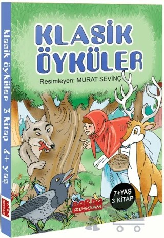 Klasik Öyküler (3 Kitap Set) – Kolektif – Bordo Ressam kitap kapağı
