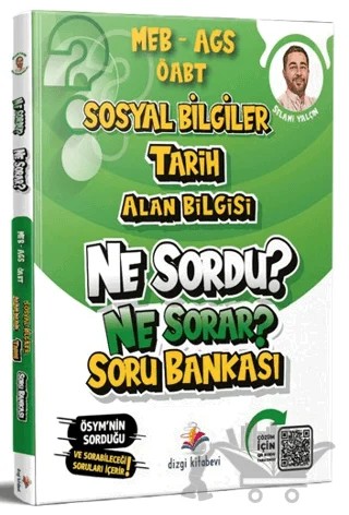 2026 MEB AGS ÖABT Sosyal Bilgiler Tarih Ne Sordu Ne Sorar Soru Bankası – Selami Yalçın – Dizgi Kitap kitap kapağı