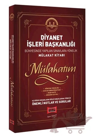 Diyanet İşleri Başkanlığı Bünyesinde Yapılan Sınavlara Yönelik Mülakat Kitabı – Kolektif – Yargı Yayınevi kitap kapağı