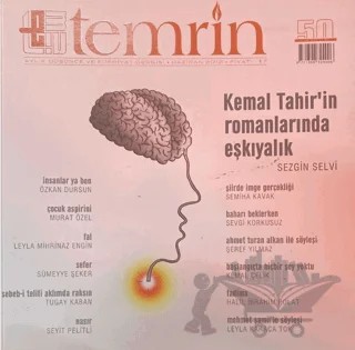 Temrin Düşünce ve Edebiyat Dergisi Sayı: 50 Haziran 2012 – Temrin Dergisi kitap kapağı