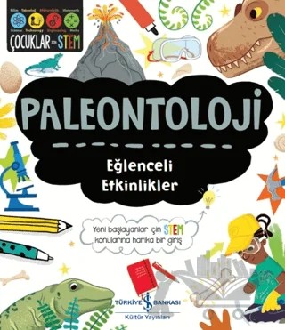Paleontoloji - Eğlenceli Etkinlikler – Jenny Jacoby – İş Bankası Kültür Yayınları kitap kapağı