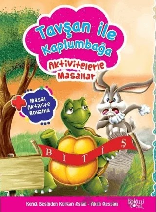Tavşan İle Kaplumbağa - Aktivitelerle Masallar – Hatice Nurbanu Karaca – Koloni Çocuk kitap kapağı
