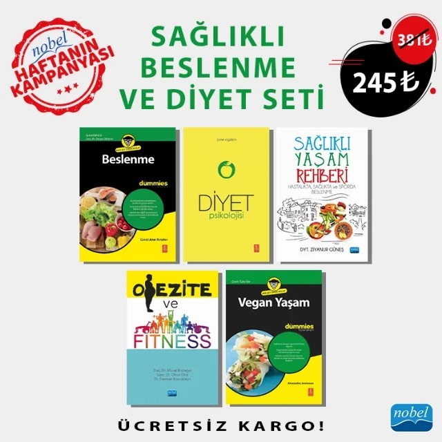 SAĞLIKLI BESLENME VE DİYET SETİ – Ziyanur Güneş Murat Erdoğan, Onur Oral, Ferman Konukman Jane Ogden Carol Ann Rinzler Alexandra Jamieson – Haftanın Kampanyası kitap kapağı