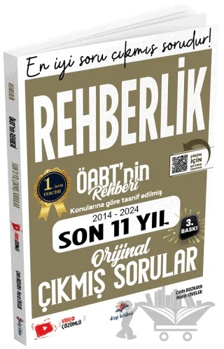 2025 ÖABT MEB-AGS nin Rehberi Rehberlik Çıkmış Sorular Son 11 Yıl Çözümlü – Çetin Bozkaya, Murat Civelek – Dizgi Kitap kitap kapağı