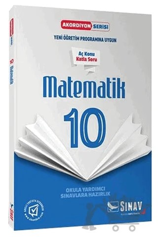 10. Sınıf Matematik Akordiyon Serisi – Kolektif – Sınav Yayınları kitap kapağı