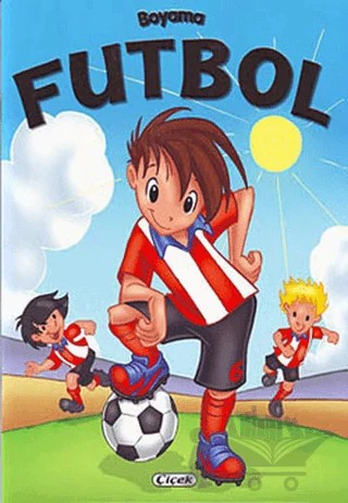Futbol Boyama (Mavi Kapak) – Kolektif – Çiçek Yayıncılık kitap kapağı