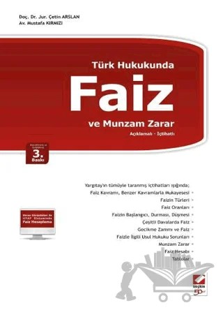 Faiz ve Munzam Zarar – Mustafa Kırmızı, Çetin Arslan – Seçkin Yayıncılık kitap kapağı