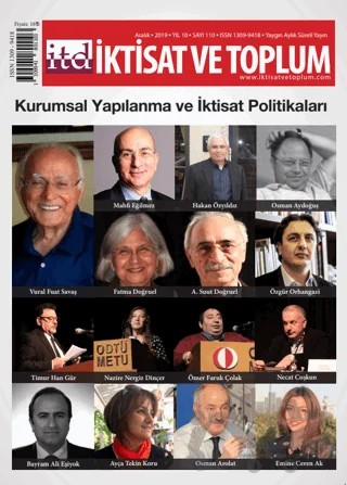 İktisat ve Toplum Dergisi Sayı: 110 Aralık 2019 – İktisat ve Toplum Dergisi kitap kapağı