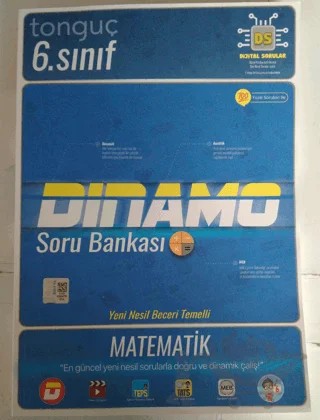 6.Sınıf Dinamo Matematik Soru Bankası – Kolektif – Tonguç Akademi kitap kapağı