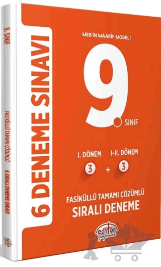 9. Sınıf (3+3) Fasiküllü Tamamı Çözümlü 6 Deneme Sınavı – Kolektif – Editör Yayınevi kitap kapağı