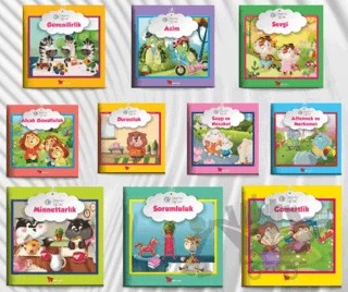 Değerler Eğitimi Serisi (10 Kitap Takım) – Kolektif – Kağıt Uçak Yayınları kitap kapağı