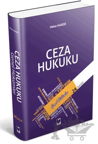 Ceza Hukuku Genel Hükümler – Hakan Hakeri – Adalet Yayınevi kitap kapağı