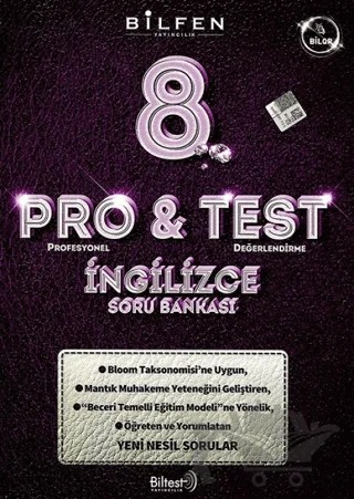 8. Sınıf İngilizce Soru Bankası – Kolektif – Bilfen Yayıncılık kitap kapağı