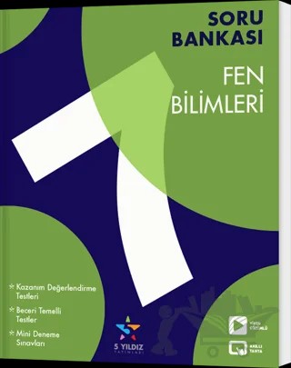 7. Sınıf Fen Bilimleri Soru Bankası – Kolektif – 5 Yıldız Yayınları kitap kapağı