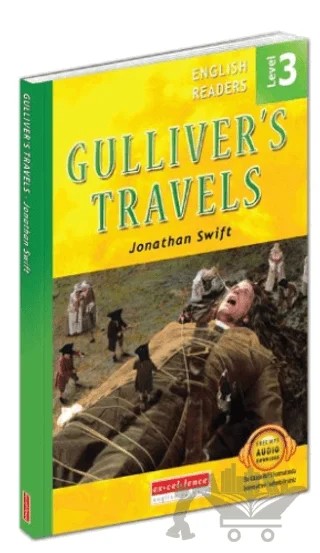 Gulliver's Travels - English Readers Level 3 – Jonathan Swift – Excellence Yayınları kitap kapağı