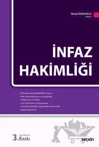 İnfaz Hakimliği – Nimet Özkavalcı – Seçkin Yayıncılık kitap kapağı
