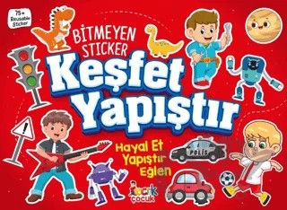 Bitmeyen Sticker Keşfet Yapıştır – Erdi Doğan – Bıcırık Yayınları kitap kapağı