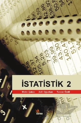İstatistik 2 – Metin Çakıcı – Kriter Yayınları kitap kapağı