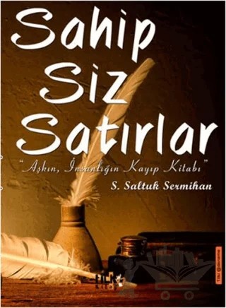 Sahip / Siz / Satırlar – S. Saltuk Sermihan – Tilki Kitap kitap kapağı