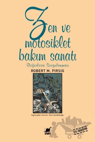 Zen ve Motosiklet Bakım Sanatı – Robert M. Pirsig – Ayrıntı Yayınları kitap kapağı