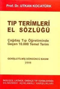 Tıp Terimleri El Sözlüğü – Prof. Dr. Utkan Kocatürk – Nobel Tıp Kitabevleri kitap kapağı