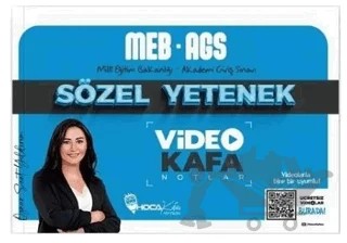 2025 MEB-AGS Sözel Yetenek Video Kafa Notlar – Öznur Saat Yıldırım – Hoca Kafası Yayınları kitap kapağı