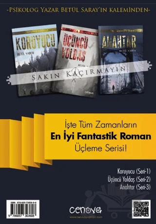 Fantastik Roman Üçleme Serisi – Betül Saray – Cenova Yayınları kitap kapağı