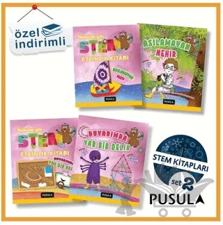 İlkokullar İçin Stem Seti (Set 2) – Ayşe Nil – Pusula Yayıncılık kitap kapağı