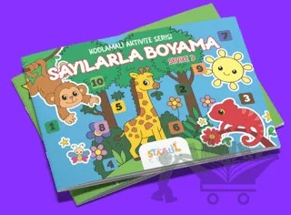 Kodlamalı Aktivite Serisi - Sayılarla Boyama Kitabı - Seviye 3 – Kolektif – Staau Çocuk kitap kapağı