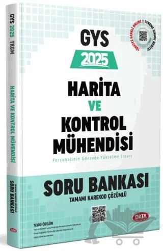 Tapu ve Kadastro Genel Müdürlüğü Harita ve Kontrol Mühendisliği Unvan Değişikliği Sınavı Soru Bankası – Kolektif – Data Yayınları kitap kapağı