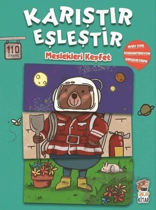 Meslekleri Keşfet - Karıştır Eşleştir – M. Sacide Kafalı – Sincap Kitap kitap kapağı