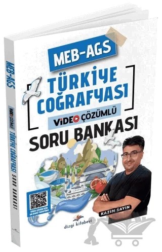 2026 MEB-AGS Türkiye Coğrafyası Soru Bankası Çözümlü – Kazım Sayın – Dizgi Kitap kitap kapağı