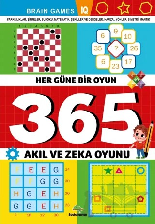 Her Güne Bir Oyun 365 Akıl ve Zeka Oyunu – Can Demir – Bookalemun Yayınevi kitap kapağı