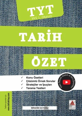 TYT (YKS 1. Oturum) Tarih Özet – İbrahim Kaygısız – Delta Kültür Yayınevi kitap kapağı
