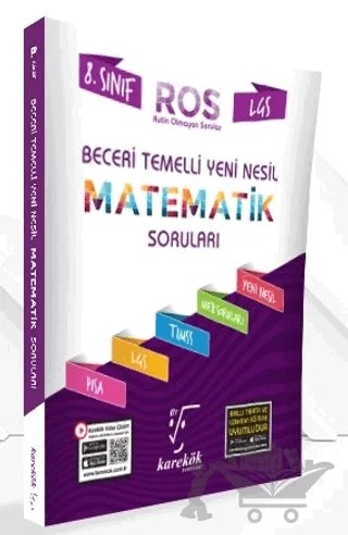 LGS 8. Sınıf ROS Beceri Temelli Yeni Nesil Matematik Soruları – Kolektif – Karekök Yayıncılık kitap kapağı